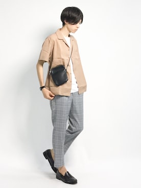 Morikawa Yoshinoriさん（メンズ・176cm）の夏コーディネート