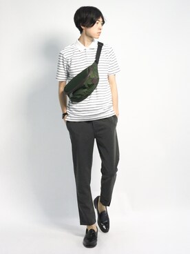 Morikawa Yoshinoriさん（メンズ・176cm）の夏コーディネート