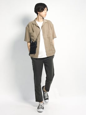 Morikawa Yoshinoriさん（メンズ・176cm）の夏コーディネート