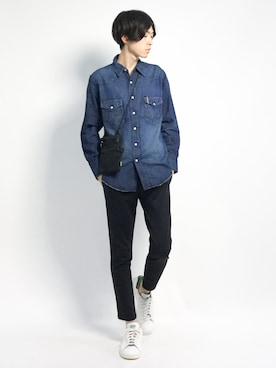 Morikawa Yoshinoriさん（メンズ・176cm）の夏コーディネート