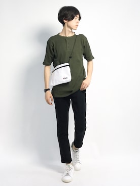 Morikawa Yoshinoriさん（メンズ・176cm）の夏コーディネート