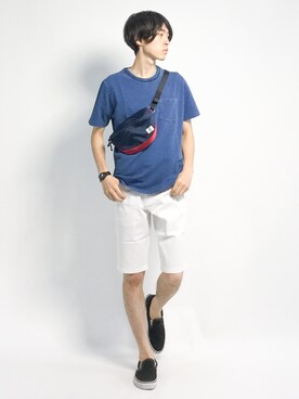 Morikawa Yoshinoriさん（メンズ・176cm）の夏コーディネート