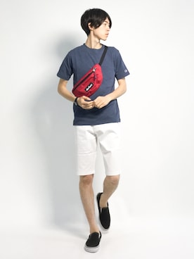 Morikawa Yoshinoriさん（メンズ・176cm）の夏コーディネート