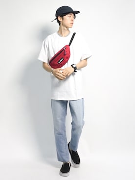 Morikawa Yoshinoriさん（メンズ・176cm）の夏コーディネート