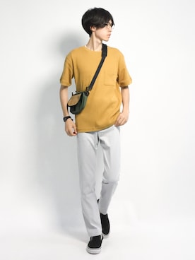 Morikawa Yoshinoriさん（メンズ・176cm）の夏コーディネート