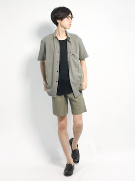 Morikawa Yoshinoriさん（メンズ・176cm）の夏コーディネート