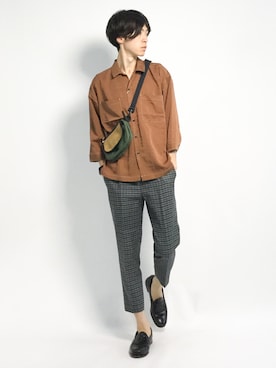 Morikawa Yoshinoriさん（メンズ・176cm）の夏コーディネート