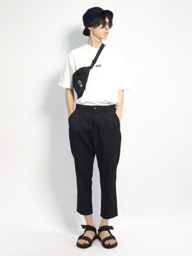 Morikawa Yoshinoriさん（メンズ・176cm）の夏コーディネート