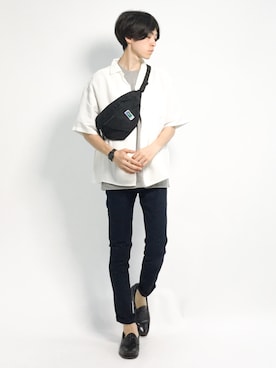 Morikawa Yoshinoriさん（メンズ・176cm）の夏コーディネート