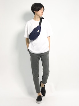 Morikawa Yoshinoriさん（メンズ・176cm）の夏コーディネート