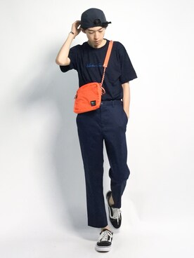 Morikawa Yoshinoriさん（メンズ・176cm）の夏コーディネート