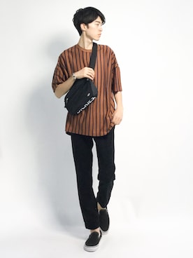 Morikawa Yoshinoriさん（メンズ・176cm）の夏コーディネート