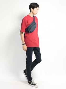 Morikawa Yoshinoriさん（メンズ・176cm）の夏コーディネート