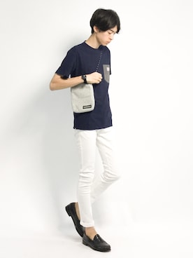 Morikawa Yoshinoriさん（メンズ・176cm）の夏コーディネート