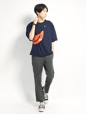 Morikawa Yoshinoriさん（メンズ・176cm）の夏コーディネート