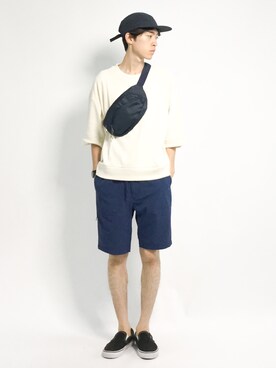 Morikawa Yoshinoriさん（メンズ・176cm）の夏コーディネート