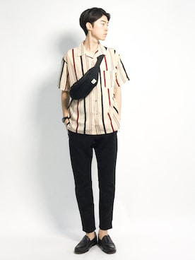 Morikawa Yoshinoriさん（メンズ・176cm）の夏コーディネート