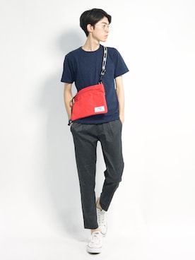 「SHIPS Days（シップスデイズ）のアイテム」を使った、Morikawa Yoshinoriさん（メンズ・176cm）の夏コーディネート