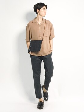 Morikawa Yoshinoriさん（メンズ・176cm）の夏コーディネート