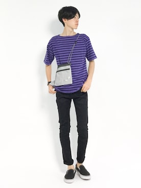 Morikawa Yoshinoriさん（メンズ・176cm）の夏コーディネート