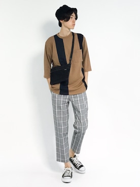 Morikawa Yoshinoriさん（メンズ・176cm）の夏コーディネート