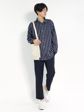 Morikawa Yoshinoriさん（メンズ・176cm）の夏コーディネート