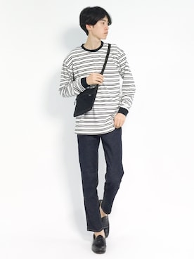 Morikawa Yoshinoriさん（メンズ・176cm）の夏コーディネート