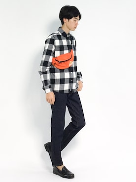 Morikawa Yoshinoriさん（メンズ・176cm）の夏コーディネート