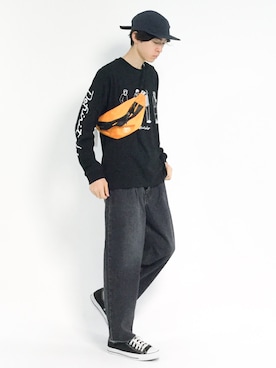 Morikawa Yoshinoriさん（メンズ・176cm）の夏コーディネート