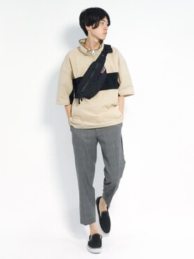 Morikawa Yoshinoriさん（メンズ・176cm）の夏コーディネート