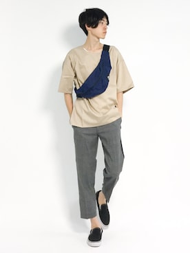 Morikawa Yoshinoriさん（メンズ・176cm）の夏コーディネート