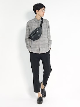 Morikawa Yoshinoriさん（メンズ・176cm）の夏コーディネート