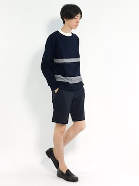 Morikawa Yoshinoriさん（メンズ・176cm）の夏コーディネート