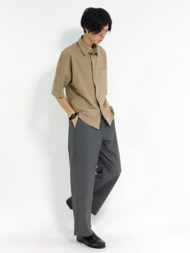 Morikawa Yoshinoriさん（メンズ・176cm）の夏コーディネート