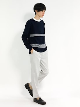 Morikawa Yoshinoriさん(メンズ・176cm)の夏コーディネート