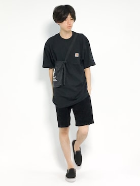 「MK MICHEL KLEIN HOMME （エムケーミッシェルクランオム）のアイテム（パンツ）」を使った、Morikawa Yoshinoriさん（メンズ・176cm）の夏コーディネート