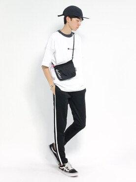 「FREE DEE（フリー ディー）のアイテム」を使った、Morikawa Yoshinoriさん（メンズ・176cm）の秋コーディネート