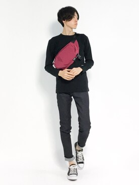 Morikawa Yoshinoriさん（メンズ・176cm）の秋コーディネート