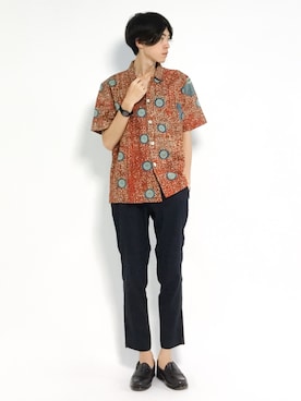 Morikawa Yoshinoriさん（メンズ・176cm）の秋コーディネート