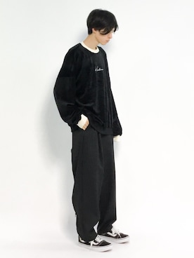 「NOISE MAKER（ノイズメーカー）のアイテム（パンツ）」を使った、Morikawa Yoshinoriさん（メンズ・176cm）の秋コーディネート