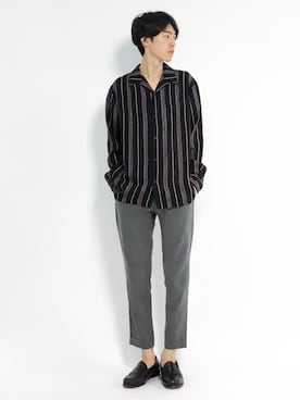 Morikawa Yoshinoriさん(メンズ・176cm)の秋コーディネート