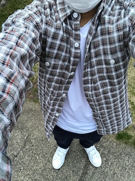「adidas Originals（アディダスオリジナルス）の【adidas Originals by White Mountaineering】WM STAN SMITH CF（スニーカー）」を使った、100百式さん（メンズ・165cm）の春コーディネート
