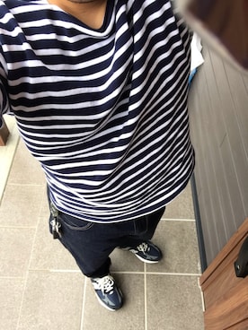 「HEAD PORTER（ヘッドポーター）のアイテム（帽子）」を使った、100百式さん（メンズ・165cm）の秋コーディネート