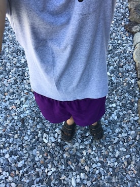 「アイテム（サンダル）」を使った、100百式さん（メンズ・165cm）の夏コーディネート