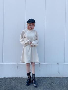「Lattice（Lattice）のアイテム（アクセサリー）」を使った、KAWAKAMI JUNKO さん（レディース・151cm）の春コーディネート