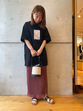 「KBF+（ケービーエフプラス）のアイテム」を使った、kitaarashi rikakoさん（レディース・158cm）の春コーディネート