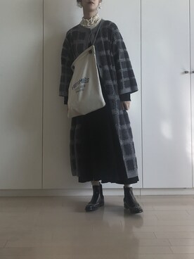 ロングニットコート の人気ファッションコーディネート Wear