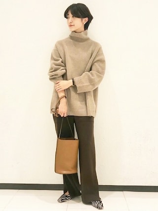 plage（プラージュ）の「スーパーファインウールカシミヤ ハイネック