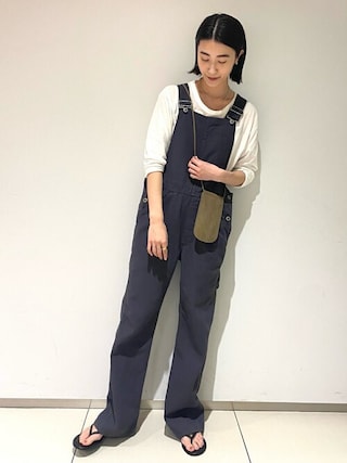 plage（プラージュ）の「アサメンオーバーオール◇（サロペット