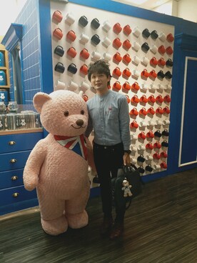 「zinif（ジニフ）のアイテム」を使った、James laurentさん（メンズ・176cm）の春コーディネート